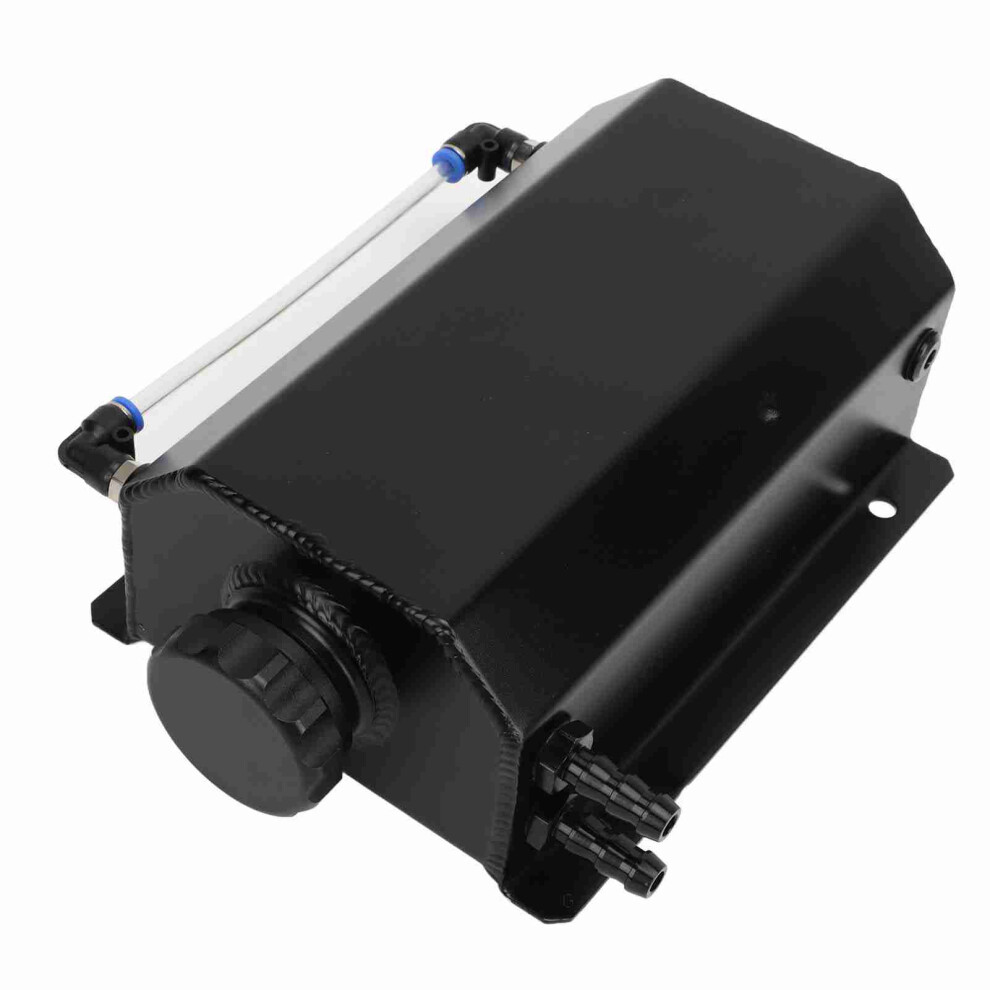 Coolant Overflow Tank Aluminium Alloy 2L Capacity Black 9121376972966