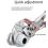 10in Eagle Beak Wrench Water Pipe Pliers Multi-Function Adjustable Spanner Clamp Large Opening Plumbing Household Tools 7