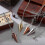 4 Pcs Copper Metal Pendulum Pendulum Pendulum Pendulum Meditation Set 5