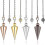 4 Pcs Copper Metal Pendulum Pendulum Pendulum Pendulum Meditation Set 1