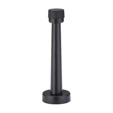 (12cm, black) Door Stops Wide Application Easy Installation Premium Steel Ground