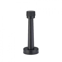 (10cm, black) Door Stops Wide Application Easy Installation Premium Steel Ground