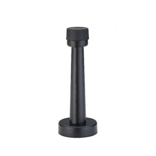 (10cm, black) Door Stops Wide Application Easy Installation Premium Steel Ground