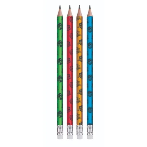 Harry Potter Harry Potter Helix Eraser Tipped Pencils 12 Pack 1