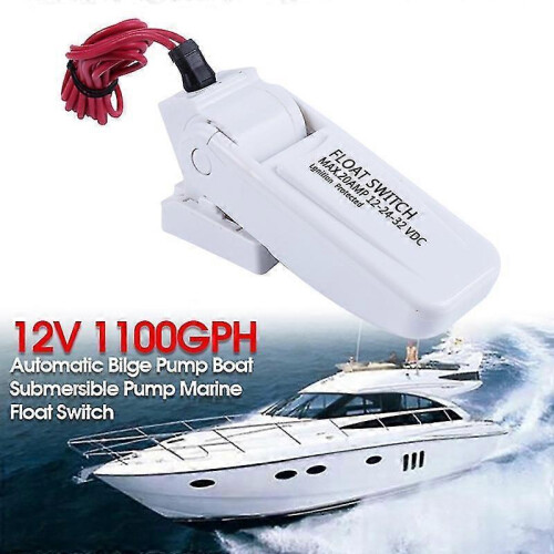 12v 1100gph Automatic Bilge Pump Boat Submersible Pump Marine Float Switch U7w6 1
