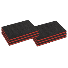 6pcs Tool Box Foam,Foam Inserts for Cases,Tool Liner Polyethylene Foam Sheets,Organizer and Storage Shadow