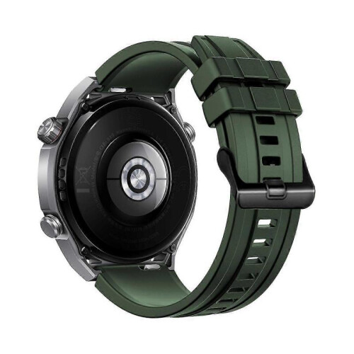 (Green) Silicone Strap For Huawei Watch Ultimate 3pcs Longer Style 2