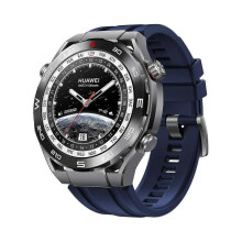 (Midnight Blue) Silicone Strap For Huawei Watch Ultimate 3pcs Longer Style