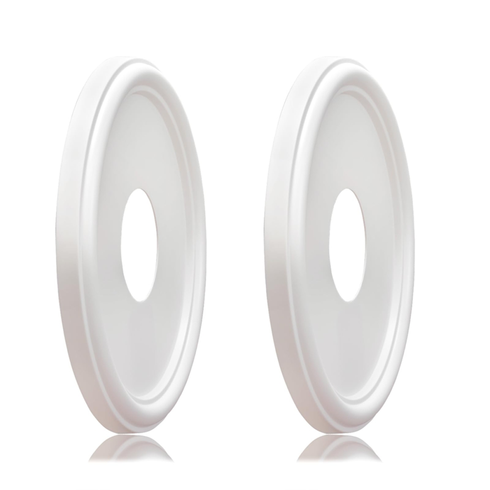 Gegoten PU-plafondmedaillon voor verlichtingsarmaturen en ventilatoren, 13 x 4 x 1-1/8 inch (OD x ID P) (past op luifels tot 10-1/2 inch)