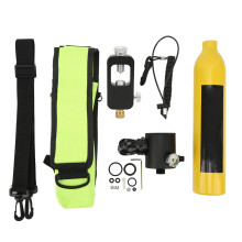 0.5L Scuba Diving Tank Aluminum Alloy Yellow