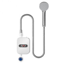 3500w Electric Water Heater 3 Seconds Heating Bathroom Kitchen Tankless Water Heater Temperature Di