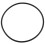 160 mm x 5 mm industriële flexibele rubberen O-ring afdichtingsring 1
