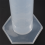 500 ml Plastic Transparante maatbuis. 9