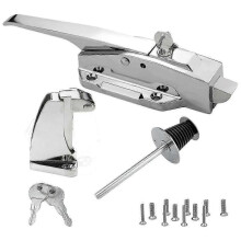 Walk in Freezer Door Latches Walk in Cooler Door Handle Latches Freezer Kit Heavy Duty with Key and