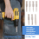 7Pcs Set Star Bit Screwdriver Drill Bits Screw Driver Magnetic 1/4Inch Hex Shank Hand Tools Five-Pointed Bore Hole 7