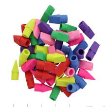 Gomme con cappuccio, gomme per matite, tappi, gomme colorate, gomme scolastiche per bambini, da usare in casa, a scuola, in ufficio, 50 pezzi