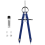 Compas professionnel, ensemble de géométrie avec verrouillage, outil de précision pour plan solide, dessin, mesure (bleu) 3