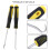 4 PCS Scraper Hook Tool Set Oil Seal Puller Rubber O-Ring Screwdriver Hand DIY Tools Remover 6