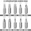 Damaged Screw Extractor, Bolt Extractor Kit 33 Pieces with Magnetic Extension Bit Holder, Socket Adapter for Broken and Stripped 3
