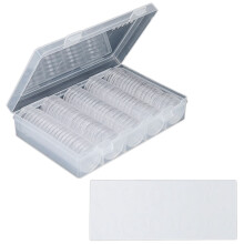 30 mm muntcapsules Ps ronde houder en 6 maten (19/20/22,25/25/27/30 mm) beschermpakking