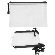30 stuks B6 mesh ritstas 5,3 x 7,7 inch, waterdichte ritstas voor school, kantoorbenodigdheden, puzzels en spelletjes.