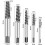 10Pcs Left Hand Drill Bit Set, Spiral Flute Extractor Set Broken Bolt Remover, Easily Remove Stripped or Damaged Screws 7