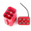 (Red) 12v Waterproof Battery For Case Box With Usb Interface Support 6x 18650 Battery 4