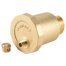 Automatische ontluchtingsklep van messing met 3/4 inch buitendraad voor drukontlastingsgereedschap voor zonneboilers