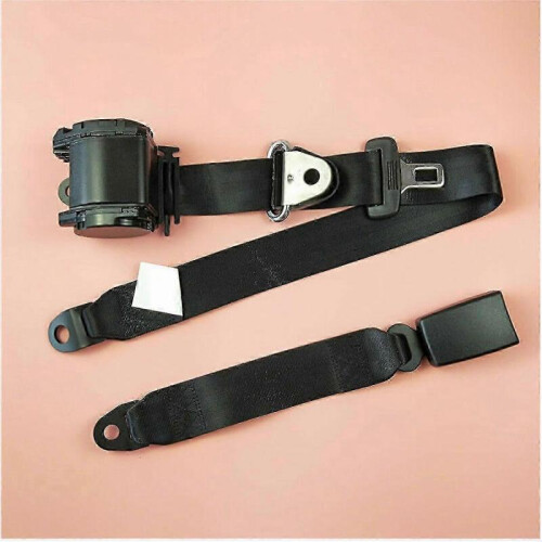 Universal Car Seat Belt - 3 Point Adjustable Safety Belt 2