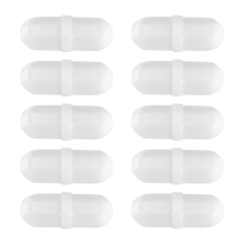10 stuks 20 mm/0,8 inch magnetische roerstaaf laboratoriumplaat