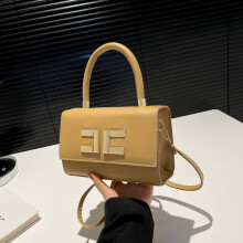 (Khaki) Contemporary Style Street Womens Small Square Handbag In Various Colors Use Everyday For