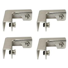 stuks L-type glasbevestigingsclips met 2-weg connectoren voor 6-10 mm meubelbeslagaccessoires