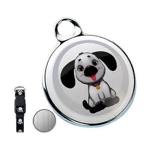 (C)Dog Tracker Pet Tracker-Dog Tracking Collar Waterproof IP65 Works with Any Collar (Android & IOS Universal) Universal