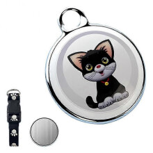 (E) Dog Tracker Pet Tracker-Dog Tracking Collar Waterproof IP65 Works with Any Collar (Android & IOS Universal) Universal