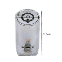 (Single lock cylinder) Zinc Alloy Universal Size Key Vending Machine Cylinder Lock Tubular Key Industrial Cabinet Lock Core With 3 Keys