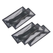 Vloerroosterafdekking, vloerluchtroosters voor filters 5-delige gaasnetval 4x10 inch