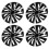 4pcs Hubcaps 16in Hubcap Wheel Cover Replacement 9