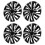 4pcs Hubcaps 16in Hubcap Wheel Cover Replacement 6