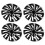4pcs Hubcaps 16in Hubcap Wheel Cover Replacement 10