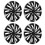 4pcs Hubcaps 16in Hubcap Wheel Cover Replacement 7