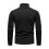 (3XL,Black)Mens Plain Roll Neck Basic Sweater Winter Slim Fit Thick Knit Warm Pullover Top 2