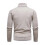 (XL,Beige)Mens Plain Roll Neck Basic Sweater Winter Slim Fit Thick Knit Warm Pullover Top 2