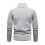 (3XL,Grey)Mens Plain Roll Neck Basic Sweater Winter Slim Fit Thick Knit Warm Pullover Top 2