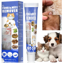1PCS Pet Mite Cream Dog Cat Skin Disease Treat Cream Pets Anti-flea Flea Lice Ointment Anti-itch Dermatitis Repair Deworming Oil