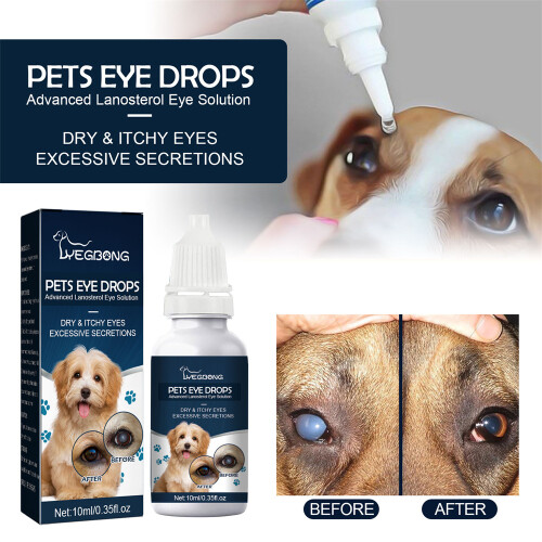 Dog Eye Drops For Dry Eyes 15% Advanced Lanosterol Eye Solution