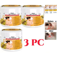 3PC Bee Venom Wart Cream Gentle Cleansing Skin Tags Meat Granules Kill Warts Moisturize and Smooth Skin