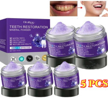 5PC Dental restoration mineral powder, mineral tooth powder,teeth whitening
