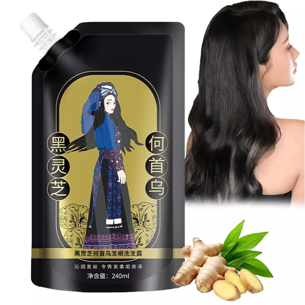Anti Hair Loss Shampoo, Ginger Plant Extract Anti-Hair Loss Shampoo