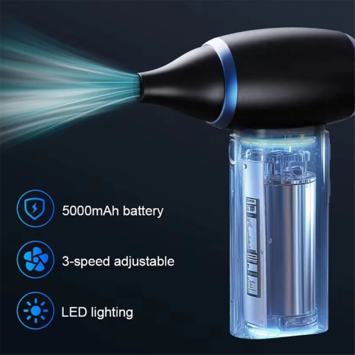 Φυσητήρας Jet Fan Jet Dry Blower 3 ταχυτήτων Ασύρματος φυσητήρας φύλλων λευκό 2
