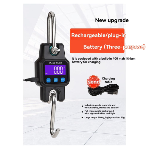 C06 Electronic Crane Scale 300kg/50g Orange With Bluetooth 2